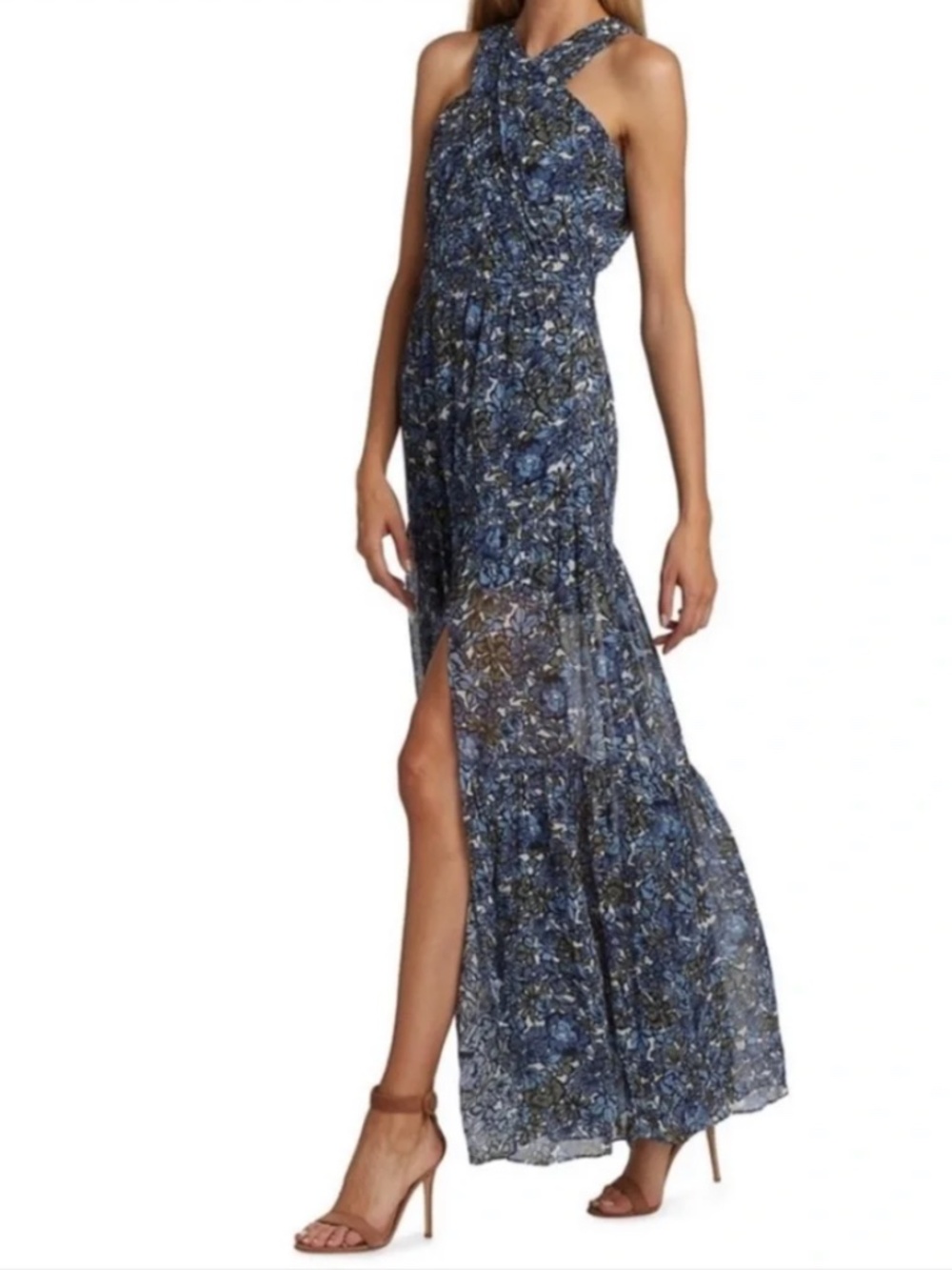 Veronica Beard Florencia Dress - Blue Multi, Size 0, NWT
